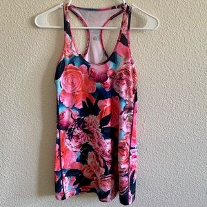 Lulu lemon floral tank top